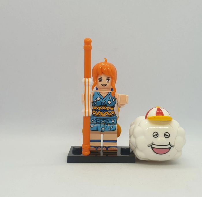 🌊 Figurine One Piece Wano - Nami - (Style Lego) 🌊