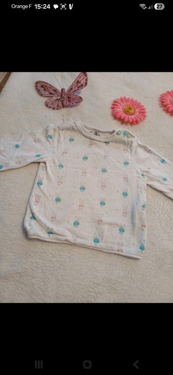 Pull bébé taille 6 mois