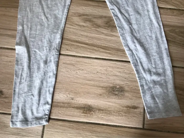Pantalon legging pyjama gris 13 ans unisex - photo numéro 6