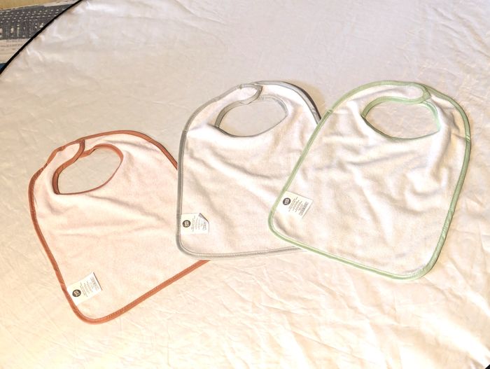 Bavoirs Ecritures Bonheur Cœurs Fais Vœu Lune Etoiles Jour Chance Scratch Accessoire Enfants Bébés - photo numéro 9