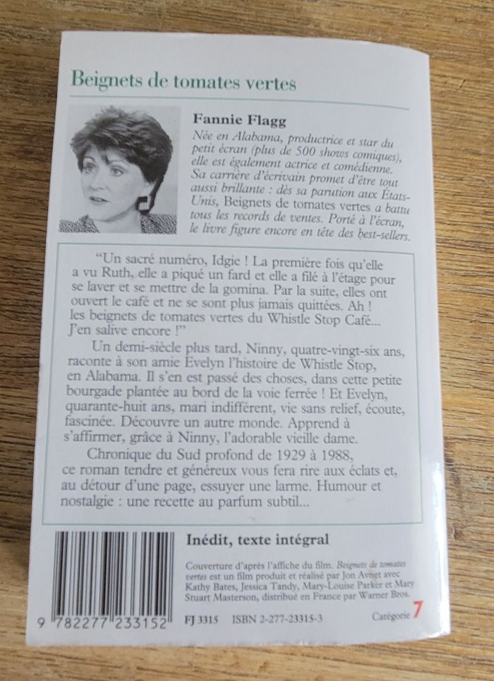 Beignets de tomates vertes - Fannie Flagg - photo numéro 2