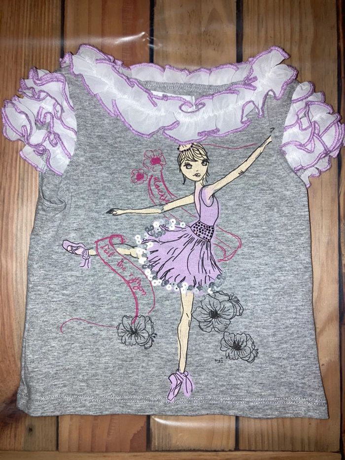 T-shirt manches courtes fille - 12 mois