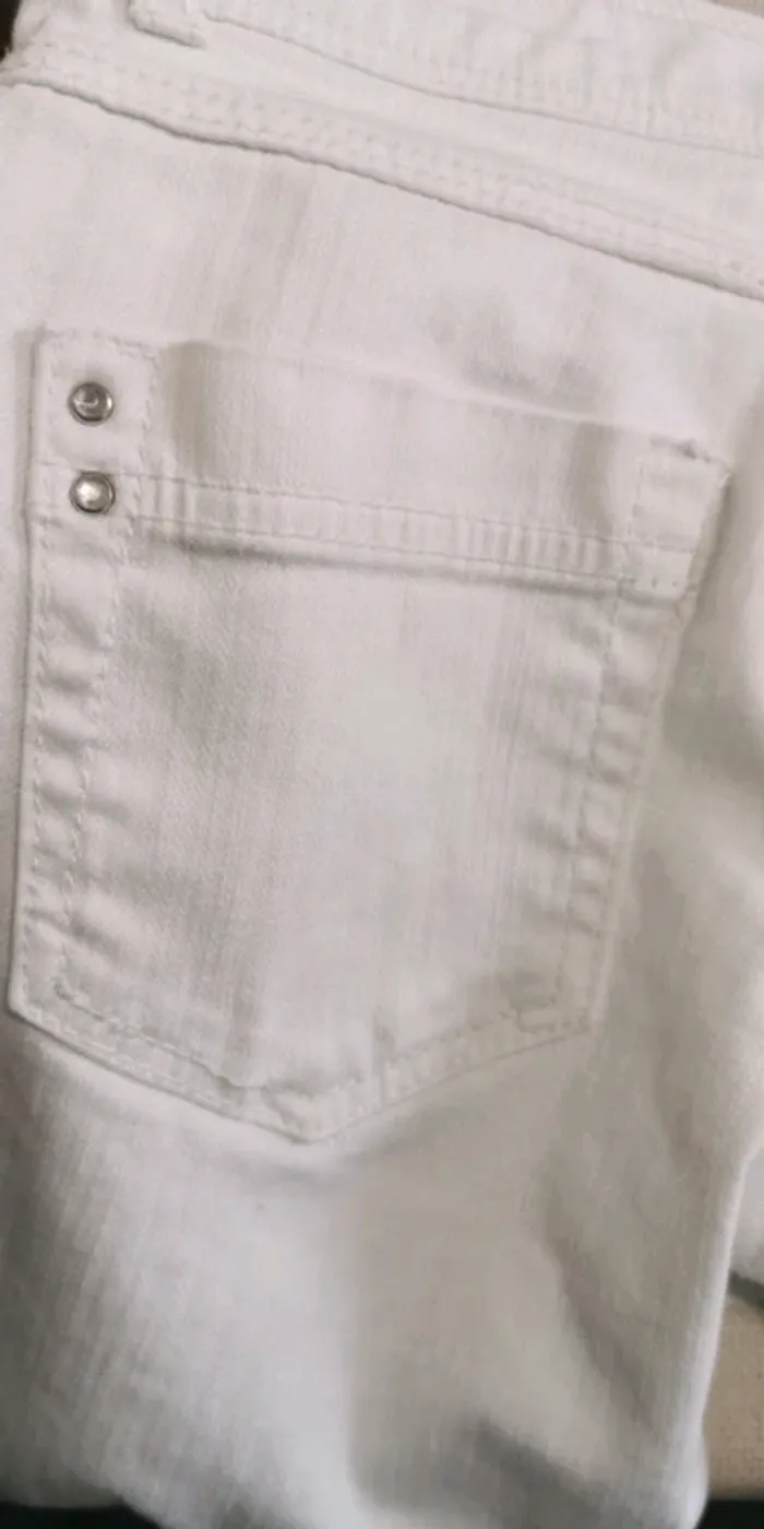 Jean blanc zara - photo numéro 4