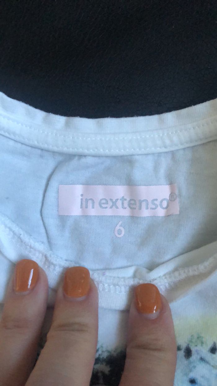 Teeshirt fille manches longues 6 ans - photo numéro 2