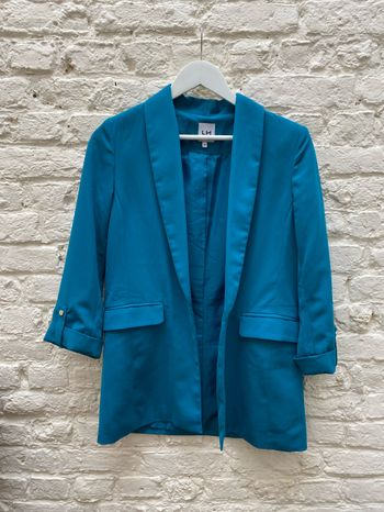 Veste de blazer blue canard