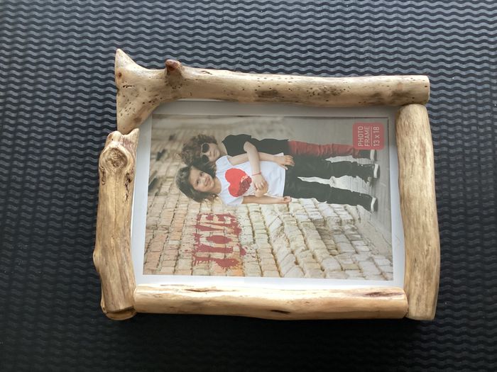 cadre photo en bois flotté
