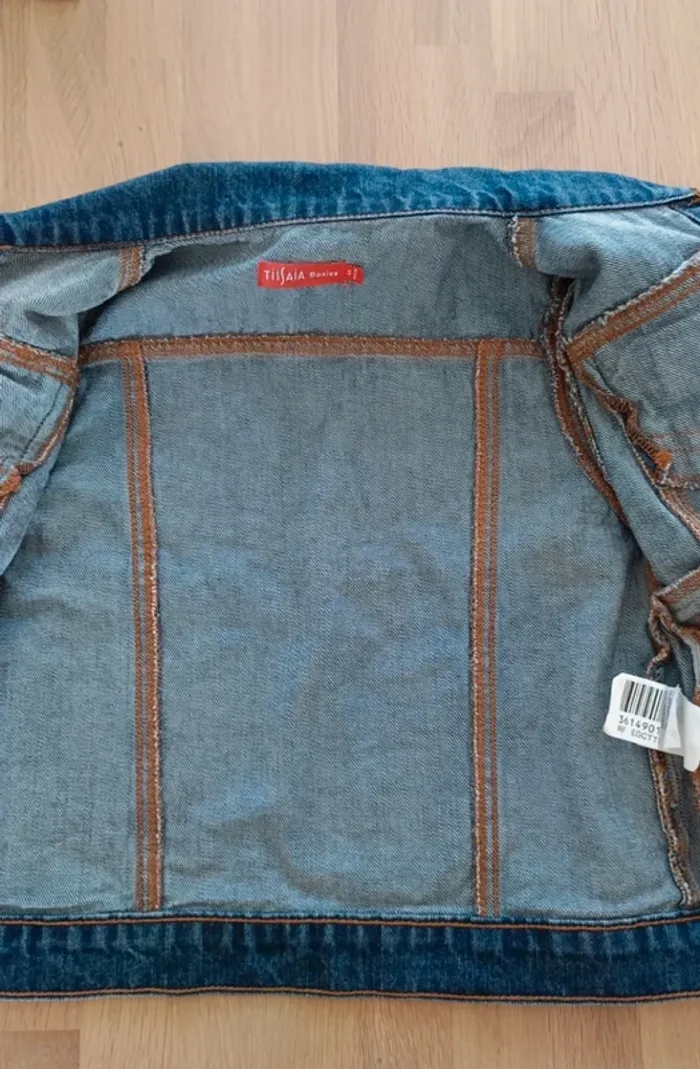 Veste en jeans tissaia 4 ans - photo numéro 3
