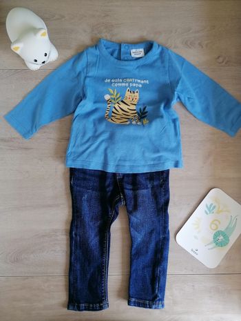 Ensemble jean/tee shirt