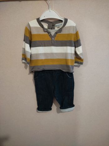 Ensemble Vertbaudet 2 pièces 6 mois