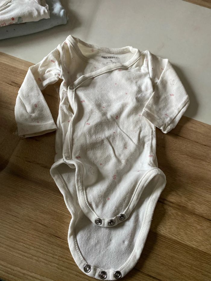 Lot de 7 body 3 mois kiabi petit bateau - photo numéro 9