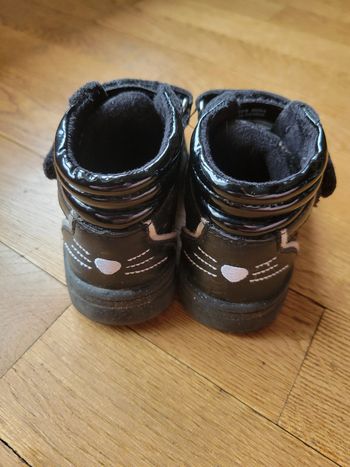 🐾 Chaussures Chat Noires & Grises – Pointure 22 🐾