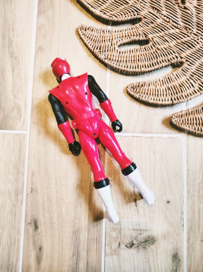 🙅 Power rangers ninja steel grande figurine de 30cm du ranger rouge - photo numéro 3
