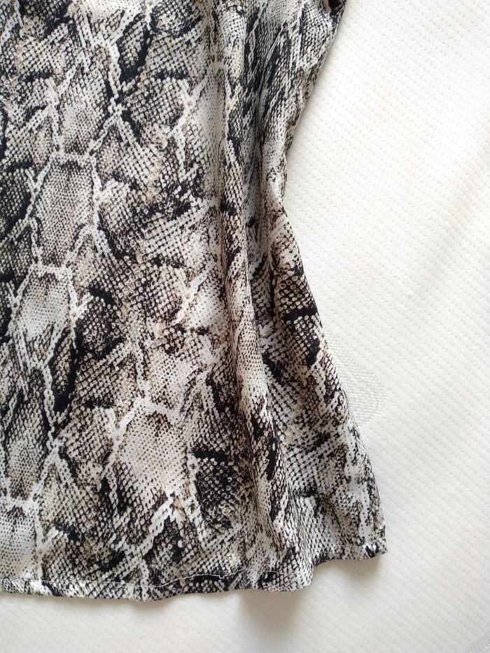 Débardeur blouse imprimé serpent - photo numéro 8
