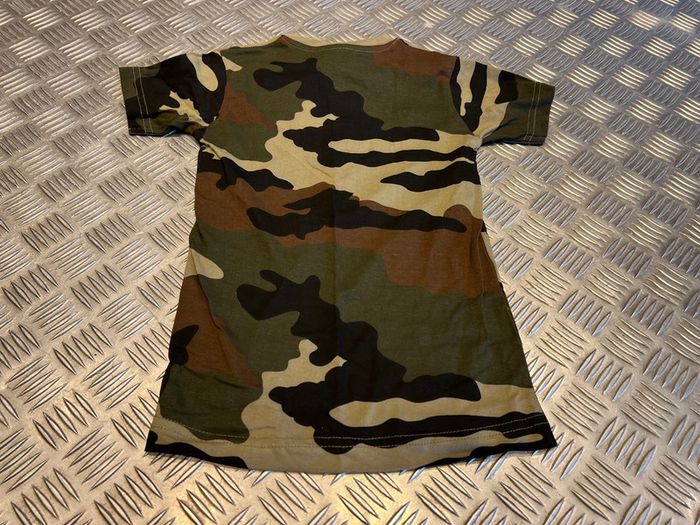 t-shirt equipement militaire camoufle enfant de 2 ant neuf - photo numéro 3