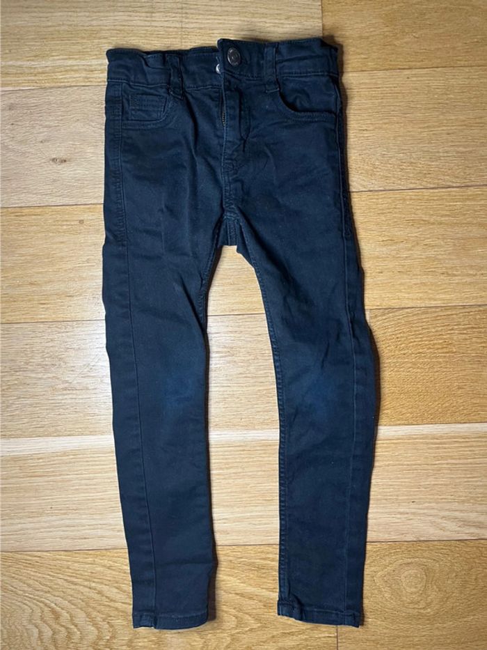 Pantalon jean noir skinny 4 ans Kiabi #EmmaLille4ans