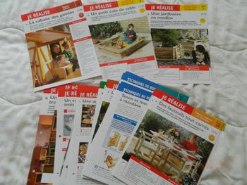 Lot de 60 fiches « je réalise » éditions Atlas