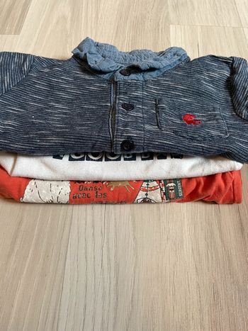 Lot 1 sous-pull et 2 polos ML