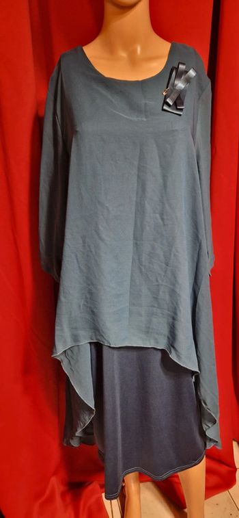 Robe de soirée vert bouteille taille 44