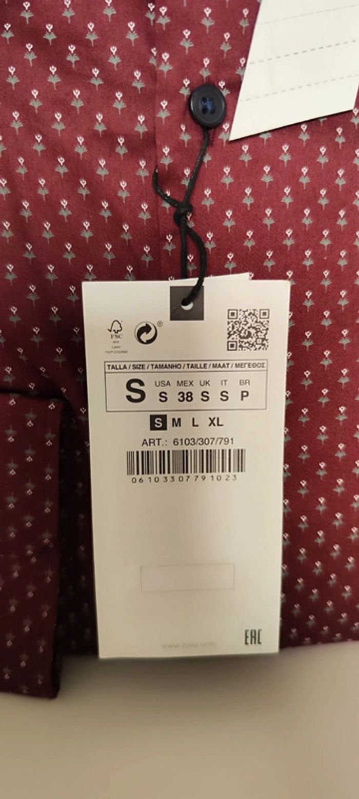 Chemise manches longues neuves Zara - photo numéro 4