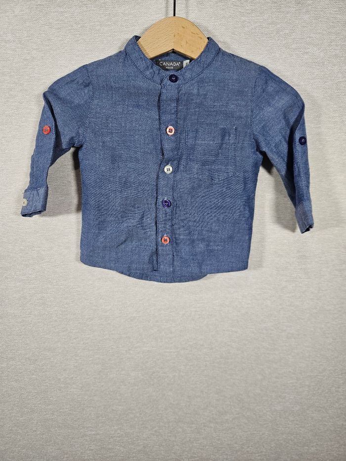Chemise manche longue 3 mois canada house
