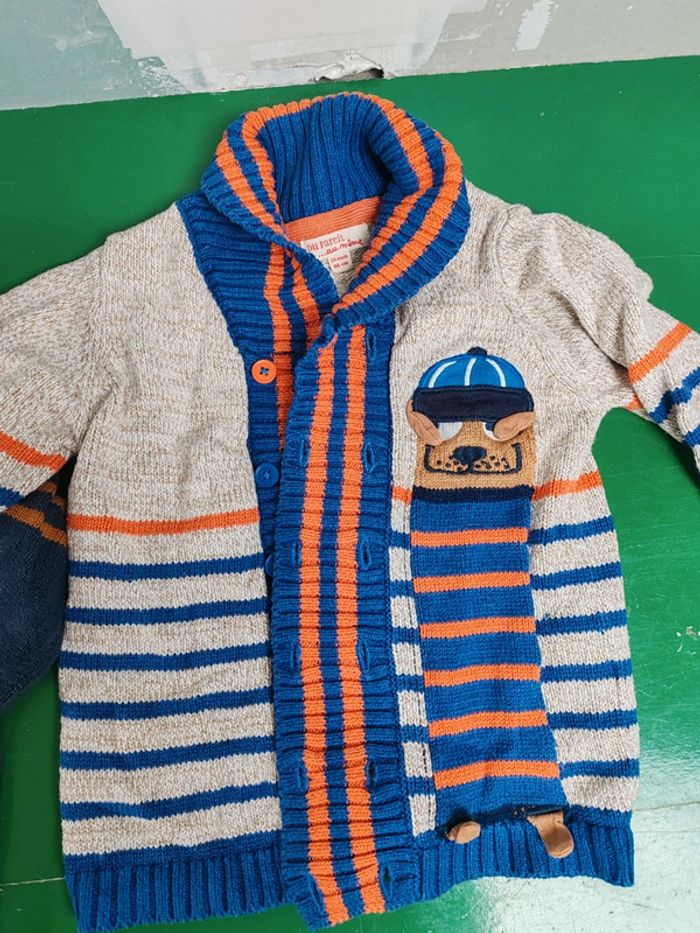 Lot de 2 gilet et 1 pull 23 mois - photo numéro 2