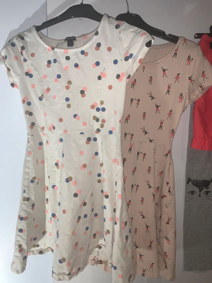 Lot vêtement fille 8 ans robe jupe legging - photo numéro 3