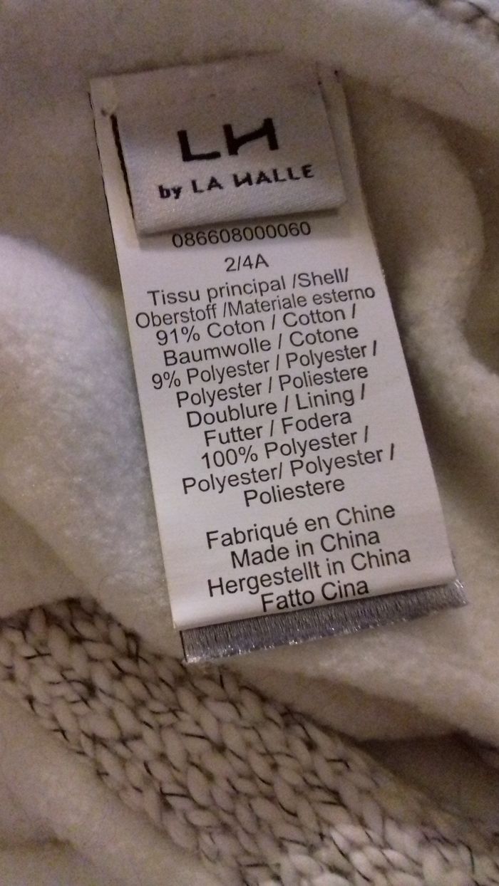 Ensemble bonnet écharpe petit Panda - La Halle - 2 à 4 ans - Neuf - photo numéro 10