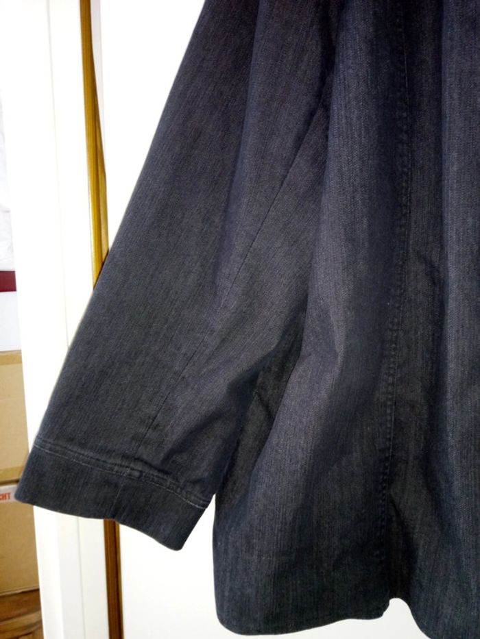 Veste jean's gris foncé Umberto Monza Paris T. 62 - photo numéro 3