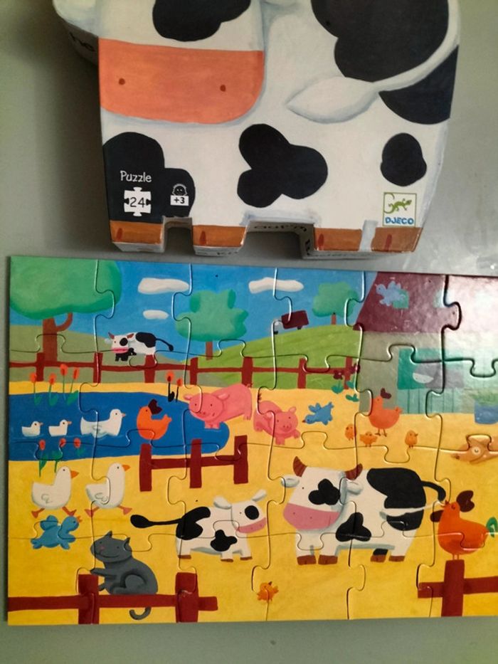Puzzle thème de la ferme - photo numéro 2