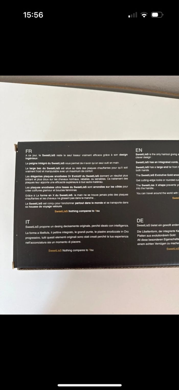 Fer à lisser SweetLiss Libellule - photo numéro 2