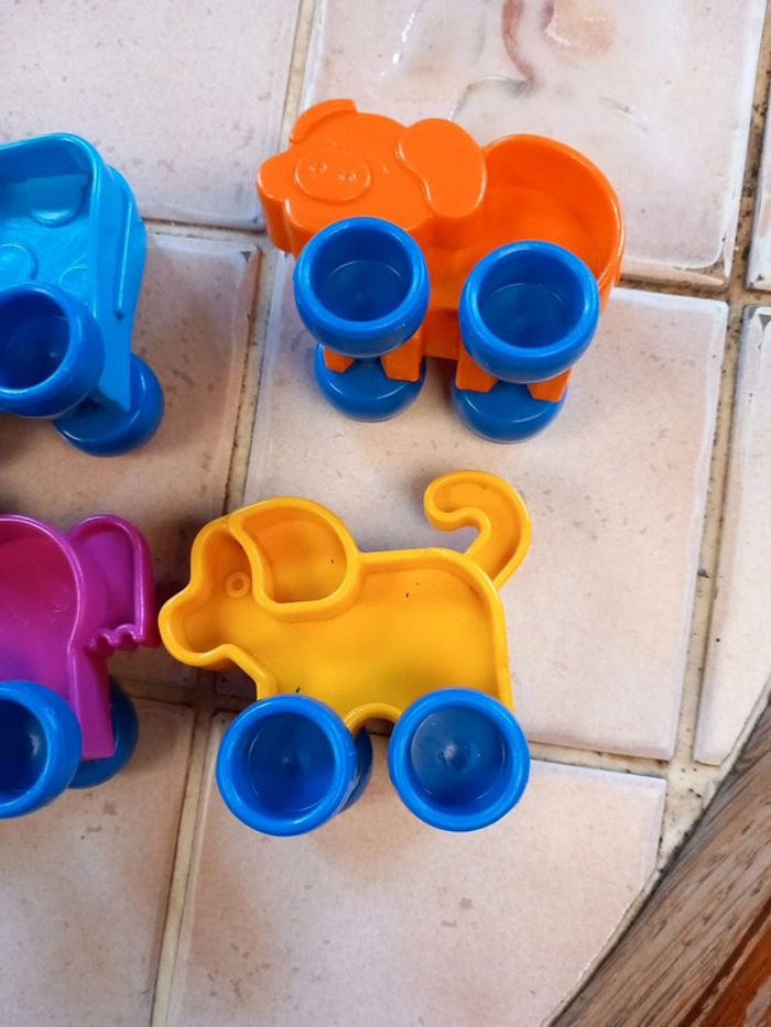 🎅lot 4 animaux roulant - photo numéro 3