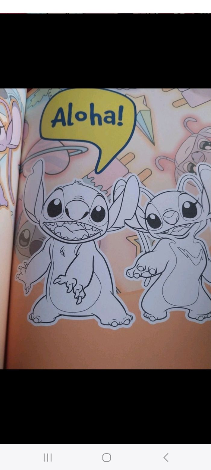 Livre de coloriages stitch et Angel - photo numéro 5