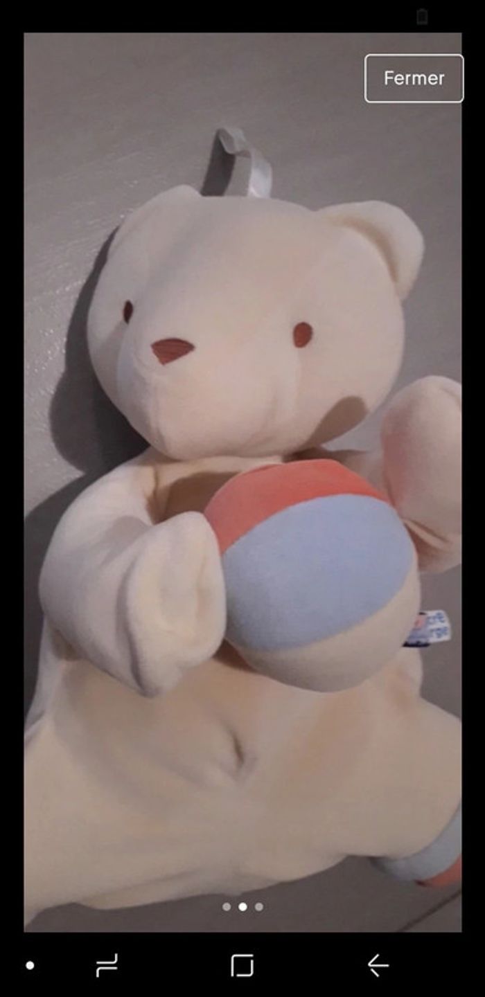 Peluche range pyjama neuf Sucre d'Orge - photo numéro 2