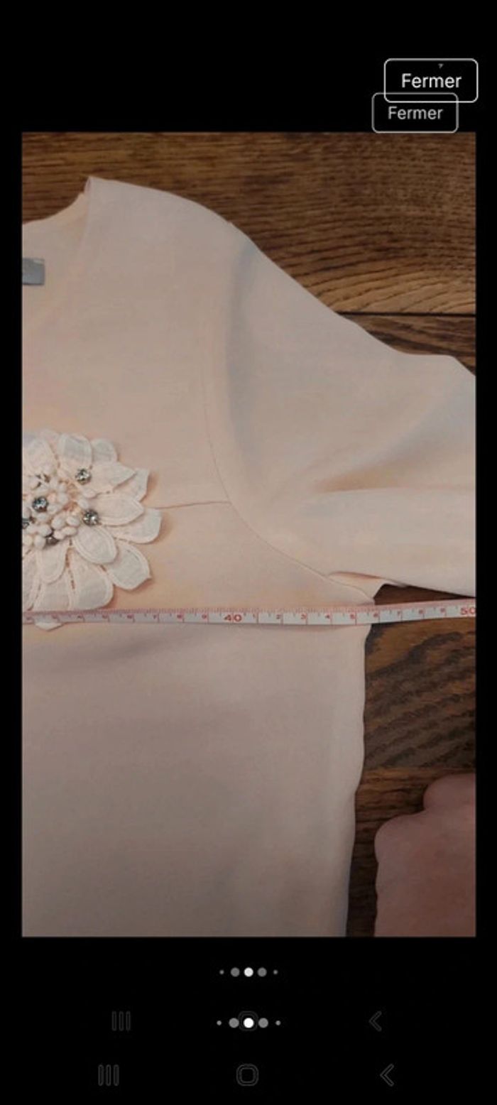 Blouse rose Quinze heure trente Paris taille S - photo numéro 14