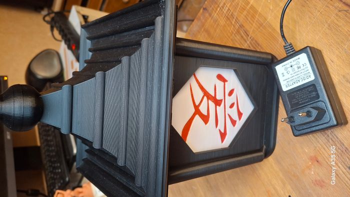 Superbe lampe japonaise imprimée en 3D - photo numéro 7