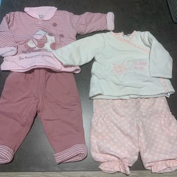Lot ensembles bébé fille
