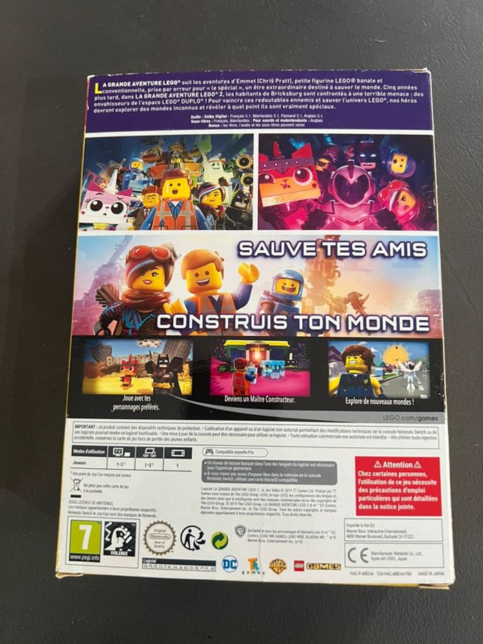 LEGO La grande aventure + 2 films DVD Switch - photo numéro 2
