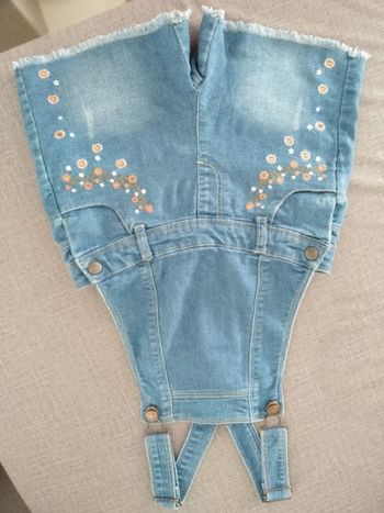 Salopette short en jean