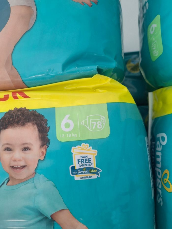 312 couches taille 6 baby dry pampers - photo numéro 2