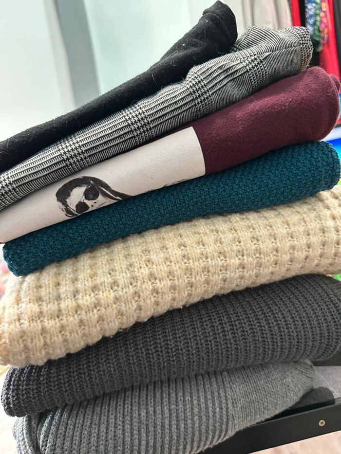 Lot de 7 vêtements femme taille M