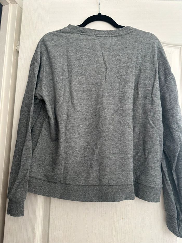 Pull gris MANGO - photo numéro 4