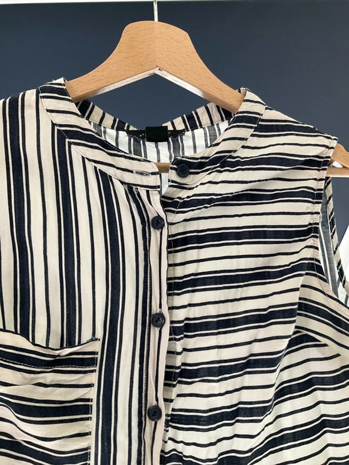 Chemisier blouse sans manches 36 - photo numéro 3