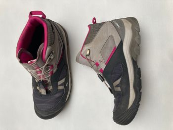 Chaussures randonnee Quechua Crossrock 35 gris rose