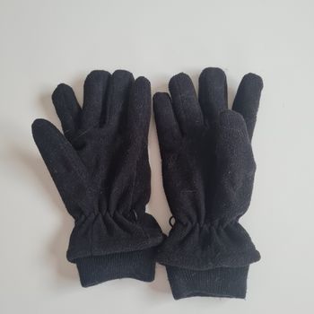 Gants polaires noirs
