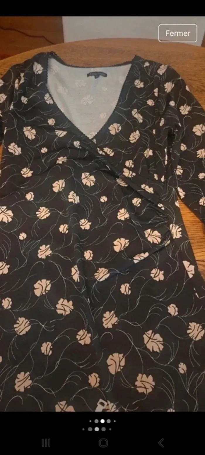 Jolie Robe noire et blanche King Louie taille L - photo numéro 7