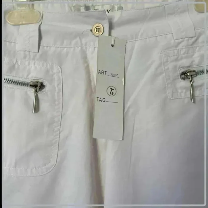 Pantalon  blanc  taille 3  petit 40 - photo numéro 4