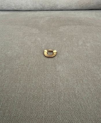 Boucle d'oreilles dorée vintage 