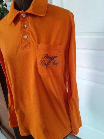 Polo manche longue smuggler golf cup brodé