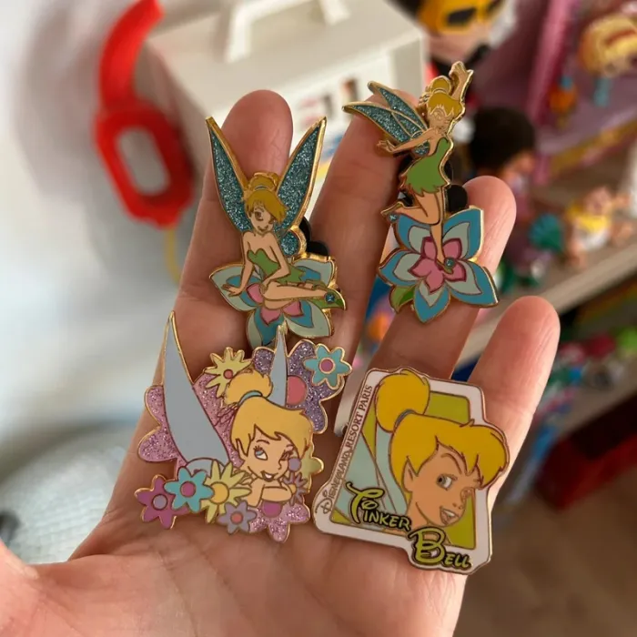 Lot 4 pins disney tinkerbell fée clochette - photo numéro 3