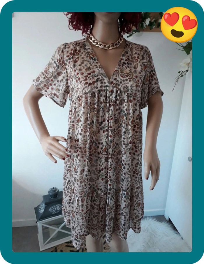 Robe d'été Comme Neuf Taille M💝🌿 - photo numéro 4